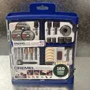 Dremel EZ Lock 160 Piece Aluminum Oxide All-Purpose Accessory Kit 715-01
