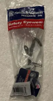 Smith&Wesson 19799 Magnum 3g Safety Eyewear, Metallic Grey Frame, I-O AF Lens