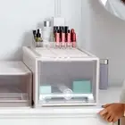 Plastic Storage Organizer Closet Container Stackable Drawer with Recessed