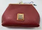 Dooney & Bourke Pebble Grain Large Framed Purse Wine Color