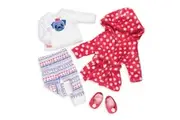 Our Generation by Battat- Snuggle Up Deluxe Pajama Outfit- Toys, Doll Clothes Accessories for 18" Dolls-Ages 3 Years Up