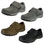 Mens Hush Puppies Leather Smart Casual Strap Fastening Shoes - Casper