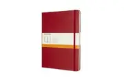 Moleskine Classic Ruled Hard Cover Notebook Office Student Pad XL Scarlet Red