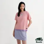 【ROOTS】ROOTS 女裝- ROOTS METALLIC短袖T恤(粉色)