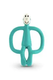 Matchstick Monkey Teething Toy And Gel Applicator Green