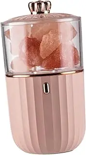 GRIRIW Crystal Salt Night Light Dimmable Table Lamp for Bedroom Living Gradient LED Mood Light Present for Home Office Special Occasions