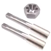 HSS M20 x 2mm Taper & Plug Tap & 20x2mm Hexagon Die Metric Thread Right Hand Set