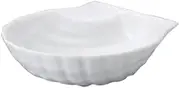 Set of 5, Western Tableware Accessories, White Shell Shaped Coquille (Medium) [4.5 inches (11.5 cm)], Western Tableware, Cafe, Restaurant, Coffee, Commercial Use, Hotel