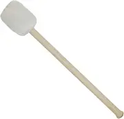 SUPVOX 1Set Wooden Drum Mallet Sticks with Wood Handle Essential Percussion Instrument Accessories for Teaching and Performance
