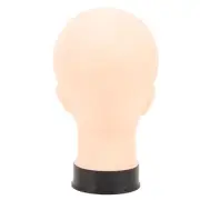 PVC Mannequin Head Bald Head Model With Universal Stand Interface For Wig Ma WTD