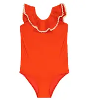 [Zimmermann Kids] Zimmermann Kids Tiggy swimsuit Y 10 orange