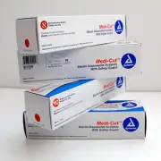 Dynarex Disposable Stainless Steel Blades Scalpels Sterile Size #10 Pk of 38 ea