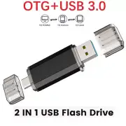 32GB 64GB USB C Dual Flash Drive Memory for USB-C Android Phones iPhone 15 PC
