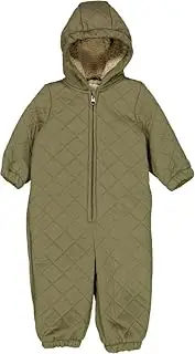 [Wheat] Unisex Baby Thermal Snowsuit Ski Suit Overall Hayden Snowsuit