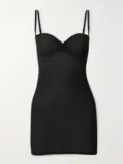[SKIMS] SKIMS - Naked Slip Dress - Onyx - Black - 42DD 42DD Black