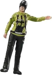 EHJRE 1:64 Scale Hand Painted Police Figurines for Play and Display, Go Gesture