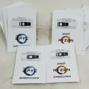 AMD RYZEN EPYC Embedded 2 Pcs Webcam Cover Slide For Laptop Camera NEW SEALED