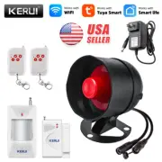 KERUI Wifi Tuya Wireless Alarm System Garage Smart Home Security Door Sensor Kit