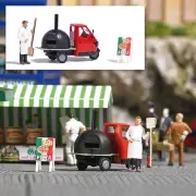 Busch 7992 HO Mobile Pizza Maker Action Set