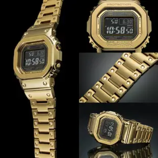 【CASIO G-SHOCK】金屬感太陽能方形電子腕錶-奢華金/GMW-B5000GD-9/台灣總代理公司貨享一年保固