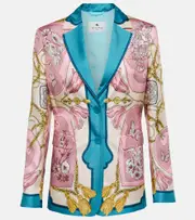 [Etro] Etro Printed silk blazer AU 14 multicoloured