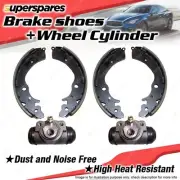 Rear 4 Brake Shoes + Wheel Cylinders for Mitsubishi Cordia AB AC 1.8L (for: Mitsubishi)