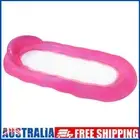 # Inflatable Floating Row Foldable Pool Water Float Bed Lounger Chair (Pink Wave