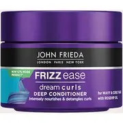 John Frieda Frizz Ease Dream Curls Deep Conditioner Hair Mask 250ml, Clear