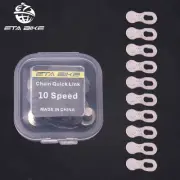 Temporary Use Bike Chain Quick Master Link Joint Connector 5 Pairs per Pack