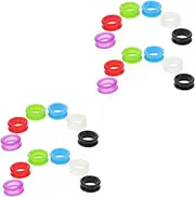 SUPVOX Sets Pet Grooming Scissors Silicone Finger Rings Comfort Protection for Dog Haircutting Pcs