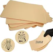 Emalla 3MM Tattoo Practice Skin - 8Pcs Double Sided 7.48x5.6" Fake Skin for Practicing and Tattooing - Soft Kit for Beginners and Artists
