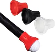 GoSports 3 Pack Putter Attachment Golf Ball Retriever - Red - Adult Golfers