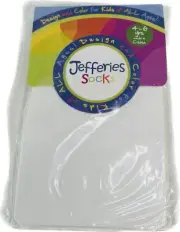 Jefferies Socks Little Girls Jr Miss White Pantyhose/Tights Size 4-6 yr Pageant