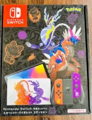 NEW Nintendo Switch OLED Console - Pokemon Scarlet & Violet Edition 2 soft #YI