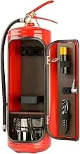 Wine Storage System | Fire Extinguisher Shaped Mini Ɓar Cabinet for Whiskey Lovers | Creative Desktop Wine Rack, Novelty Men, Christmas, Home Ɓar Decor