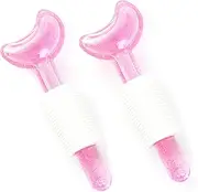 Ice Globes for Facials, New Version Face Globe, Skincare Facial Globe – Ideal Unique Birthday Gifts & Surprises, Elevate Their Beauty Routine with Innovative Facial Massager (#1 Pink)