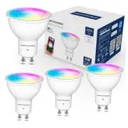 GU10 Smart Light Bulbs 50W Equivalent, 38°Beam Angle, Smart Bulb Compatible