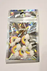 Claire's Paper Clip Set Planner Notebook ~Rainbows~ Cute-Accessories NLA HTF