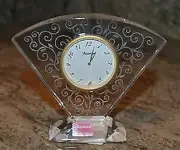 BACCARAT | RENDEZVOUS CLOCK ✪NEW✪ RARE RETIRED CRYSTAL GOLD SWISS MOVT FRANCE US