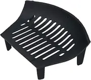 AB Tools 16" Fire Grate for 18" Fireplace Cast Iron Coal Log Black Front Open Basket