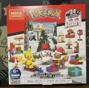 Mega Construx Pokemon Advent Holiday Calendar Construction Set 246 Pcs NEW