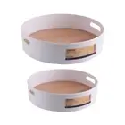 360°Rotating Spice Storage Rack Multifunctional Seasoning Organizer Shelf Tray