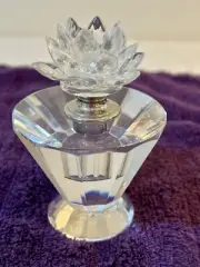 Crystal Perfume Dauber Lotus or Rose Cut Decanter - Shannon - Design of Ireland