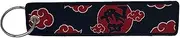 Akatsuki Ninja Red Clouds Anime Keychains and Jet Tags for Keys, Car Keychain Key Rings for Luggage Bag, For Motorcycle Car Keys Chain JDM, Black, 5 x 1 x .25 inches