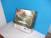 THOMAS KINKADE DIMENSIONS 3-D 300 PIECE PUZZLE MOUNTAIN RETREAT UNOPENED 2008