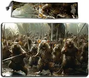 Digital Sorcery Studio Rat Colony Card Game Playmat - Premium Stitched Edge - Custom Art Playmat Bag Included - Perfect for MTG Commander Decks Like Karumonix, Marrow-Gnawer, or Ashcoat