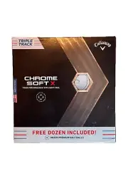 Callaway Chrome Soft X Golf Balls - 4 Dozen New 2022 Model Triple Track Tech