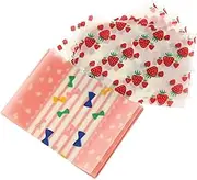 Ruiwaer 200pcs Candy Wrappers Candy Paper Chocolate Sweets Wrappers Birthday Party Decoration Treat Bags (2 Patterns, 100pcs Each Pattern)