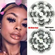Hair Can Be Trimmed 25mm Lash 8D Mink Hair False Eyelashes Eye Lash Extension