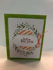 Just For You Card - Laser Cut - Handmade - Beautiful Layers - Stampin' Up